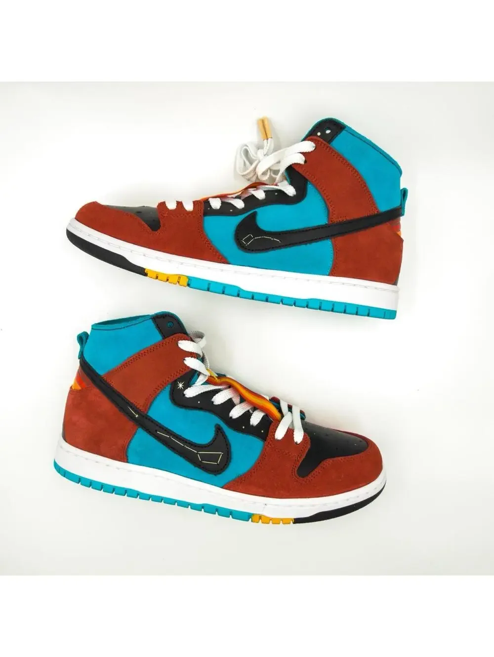 Nike‎ SB Dunk High Decon QS Di’orr Greenwood Turquoise Blue Skater Men Size 11.5